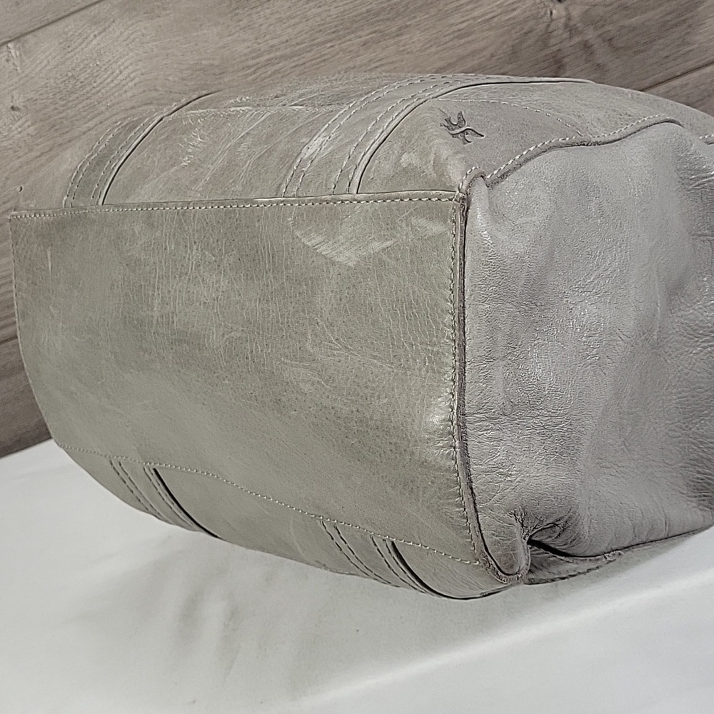 Frye Gray Leather Tote Bag - Picture 7 of 13